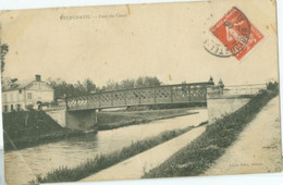 Neufchâtel-sur-Aisne 1909; Pont Du Canal - Voyagé. - Laon