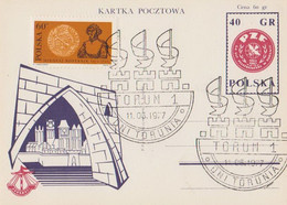 Poland Postmark D77.06.11 Tor06: TORUN Days 1977 - Interi Postali