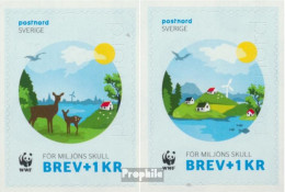 Schweden 3049-3050 (kompl.Ausg.) Postfrisch 2015 Naturschutz - Neufs