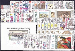 ** Tchécoslovaquie 1978 Mi 2421-2484+Bl.34-38 (Yv 2254-2308+BF 43+44+44a+45+1257 Feuille), (MNH)** L'année Complete - Años Completos