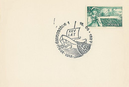 Poland Postmark D77.06.18 Swi03: SWINOUJSCIE Fishing Company Odra Ship - Enteros Postales