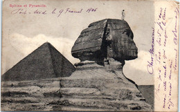 Sphinx Et Pyramide - Sphinx