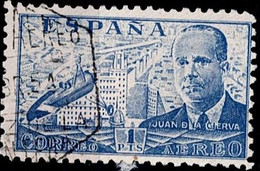 Spanien Spain Espagne - 3. Todestag Von Juan De La Cierva  (EDIFIL 944) 1941 - Gest Used Obl - Used Stamps