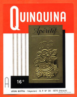 Etiquette Ancienne Neuve De Vin D'apéritif Quinquina Léon Botta à Sète - Languedoc-Roussillon