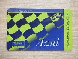 Azul Formula One Flag,used - Telefonica