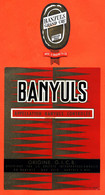Etiquette + Collerette Ancienne Neuve De Vin De Banyuls Demi Sec Origine G.I.C.B à Banyuls Sur Mer - Languedoc-Roussillon