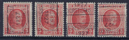 HOUYOUX Nr. 192 Voorafgestempeld Nr. 3916 A + B + C + D    FOREST (BRUX.) 1927 VORST (BRUS.) ; Staat Zie Scan ! - Roller Precancels 1920-29