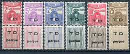 Tunisie         Taxes 54/58 ** + 56A ** - Timbres-taxe