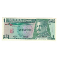 Billet, Guatemala, 1 Quetzal, 1991, 1991-03-06, KM:73b, NEUF - Guatemala