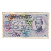 Billet, Suisse, 20 Franken, 1963, 1963-03-28, KM:46j, TB+ - Suisse