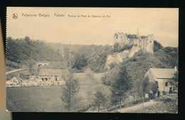 FALAËN  RUINES ET PONT DU CHEMIN DE FER       FELDPOST        2 SCANS - Onhaye