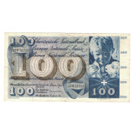 Billet, Suisse, 100 Franken, 1954-1961, TTB - Suisse