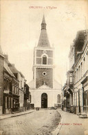 Orchies * Rue Et Vue Sur L'église * Estaminet - Orchies