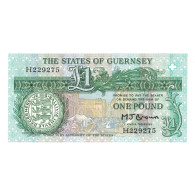 Billet, Guernesey, 1 Pound, KM:48b, NEUF - Guernsey