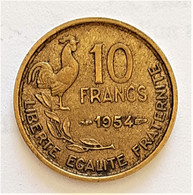 10 FRANCS Guiraud 1954 (voir Scan) - Other & Unclassified