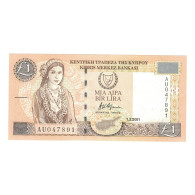 Billet, Chypre, 1 Pound, 2001, 2001-02-01, KM:60c, NEUF - Zypern