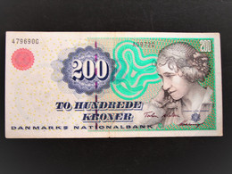 Très Beau Billet De 200 Kroner Du Danemark De 1997 - Dinamarca