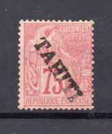 !!! TAHITI, N°17a NEUF* SIGNE CALVES - Unused Stamps