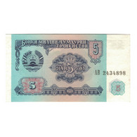 Billet, Tadjikistan, 5 Rubles, 1994, Undated (1994), KM:2, SUP - Tadjikistan