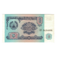 Billet, Tadjikistan, 5 Rubles, 1994, Undated (1994), KM:2, SUP - Tadzjikistan