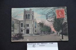 CARTOLINA POSTALE CARD POSTAL GRACE PRESBYTERIAN CHURCH BROOKLYN N.Y. CITY VG 1911 STAMP 2 CENTS - Brooklyn