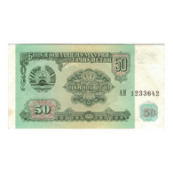 Billet, Tadjikistan, 50 Rubles, 1994, Undated (1994), KM:5, SUP - Tajikistan