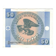 Billet, Kirghizstan, 50 Tyiyn, Undated (1993), Undated (1993), KM:3, TTB+ - Kirghizistan