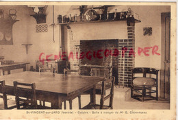 85- ST SAINT VINCENT SUR JARD-  MAISON DE CLEMENCEAU -CUISINE  SALLE A MANGER  -VENDEE - Autres & Non Classés