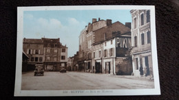 CPA RUFFEC CHARENTE RUE DU MARCHE AUTO VOITURE TACOT COLL DUBOIS ? 1949 - Ruffec