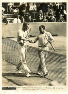 Tennis , Sport * Tennisman NUSSLEIN Champion De France , Bat TILDEN * Photo Ancienne - Tennis