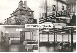 Schwartenbergbaude, Neuhausen (Erzgebirge), Gelaufen DDR 1977 - Neuhausen (Erzgeb.)