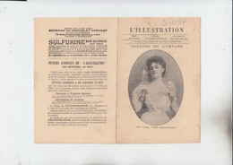 RT34.097  SUPPLEMENT GRATUIT DE L'ILLUSTRATION  THEATRE DU GYMNASE Melle YAHNE - Kranten Voor 1800