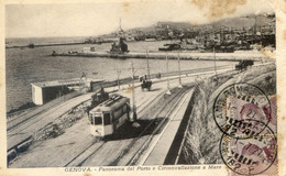 704J......Panorama Del Porto E Circonvallazione A Mare - Genova