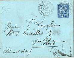 ENTIER POSTAL 15 CTS . BIZERTE - Lettres & Documents