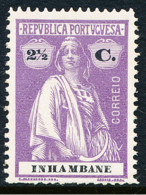 Mozambique / Inhambane - 1914 - Ceres / 2 1/2 - Chalky Paper - MNH - Inhambane