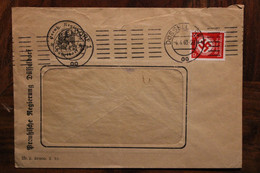 1940 Dt Reich Allemagne Cover WW2 WK2 EMA Flamme Oblit Mécanique - Servizio