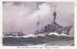 CPA ( Illustrateur Bateau) HAFFNER   L Nos Nouveaux Croiseurs Type Dugay Trouin(b Theme 6) - Haffner