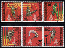 Guinea-Bissau 1980 Mi# 554-559 A Used - 22nd Summer Olympic Games, Moscow - Guinea-Bissau