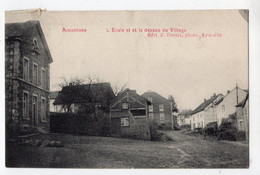 4 - AMONINES - L'école Et Le Dessus Du Village - Erezée
