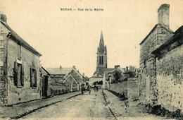 Boran * La Rue De La Mairie * Attelage - Boran-sur-Oise
