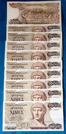 GREECE   1987  FOUL  SET  ONE  BILLET   1000  DRACHMAI  UNC - Grèce