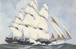 CPA ( Illustrateur Bateau) HAFFNER Clipper   (b Theme 6) - Haffner