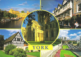 SCENES FROM YORK, YORKSHIRE, ENGLAND. USED POSTCARD   Gv3 - York