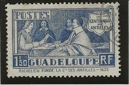 GUADELOUPE - N° 129 OBLITERE  - ANNEE 1935 COTE : 14 € - Usati