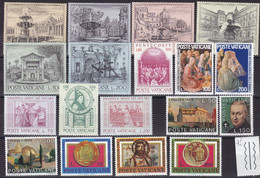 Vatican,  1975, 657/74,  MNH **,  Jahrgang  Komplett - Annate Complete