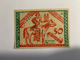 Allemagne Notgeld Macdeburg 50 Pfennig - Colecciones