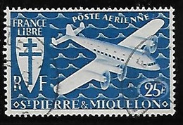 SAINT-PIERRE-ET-MIQUELON AERIEN N°8 - Used Stamps