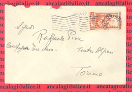 St.Post.493 - REPUBBLICA 1953 -  Busta Ordinaria, Viagg. 20.2.53, Inviata Ad Un ATTORE DI TEATRO -vedi Descrizione- - 1946-60: Poststempel