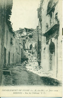 CPA13- ROGNES- Tremblement De Terre Du 11 Juin 1909- La Rue Du Chateau - Autres Communes