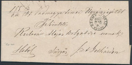 1867 Hivatalos Levél / Official Cover "SZOMBATHELY" (Gudlin 400p) - "St:GOTHARD" - Other & Unclassified